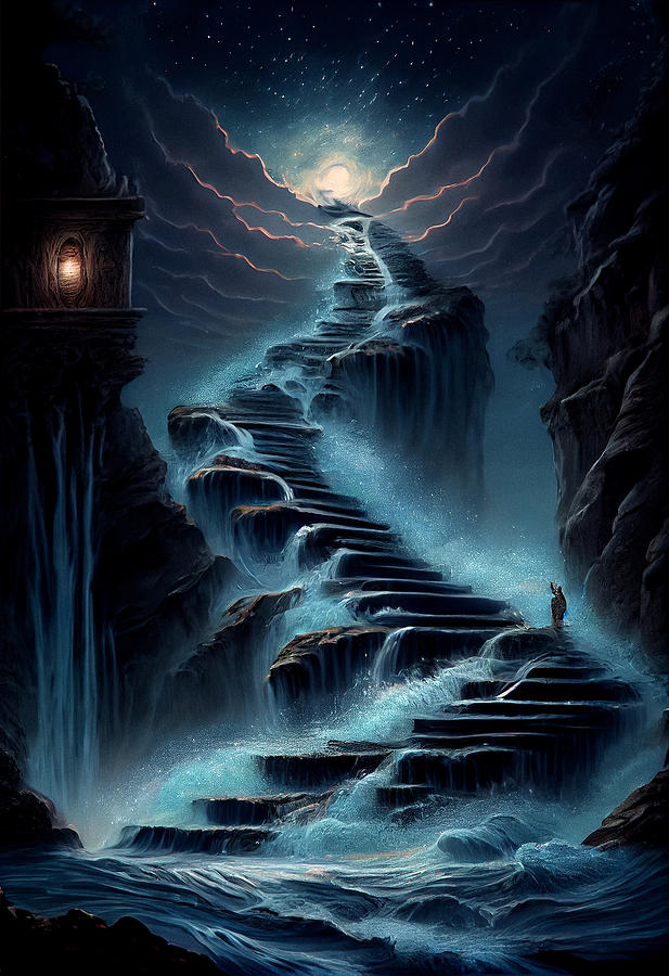 Stairway To Heaven Digital Art By SampadArt Gallery Pixels