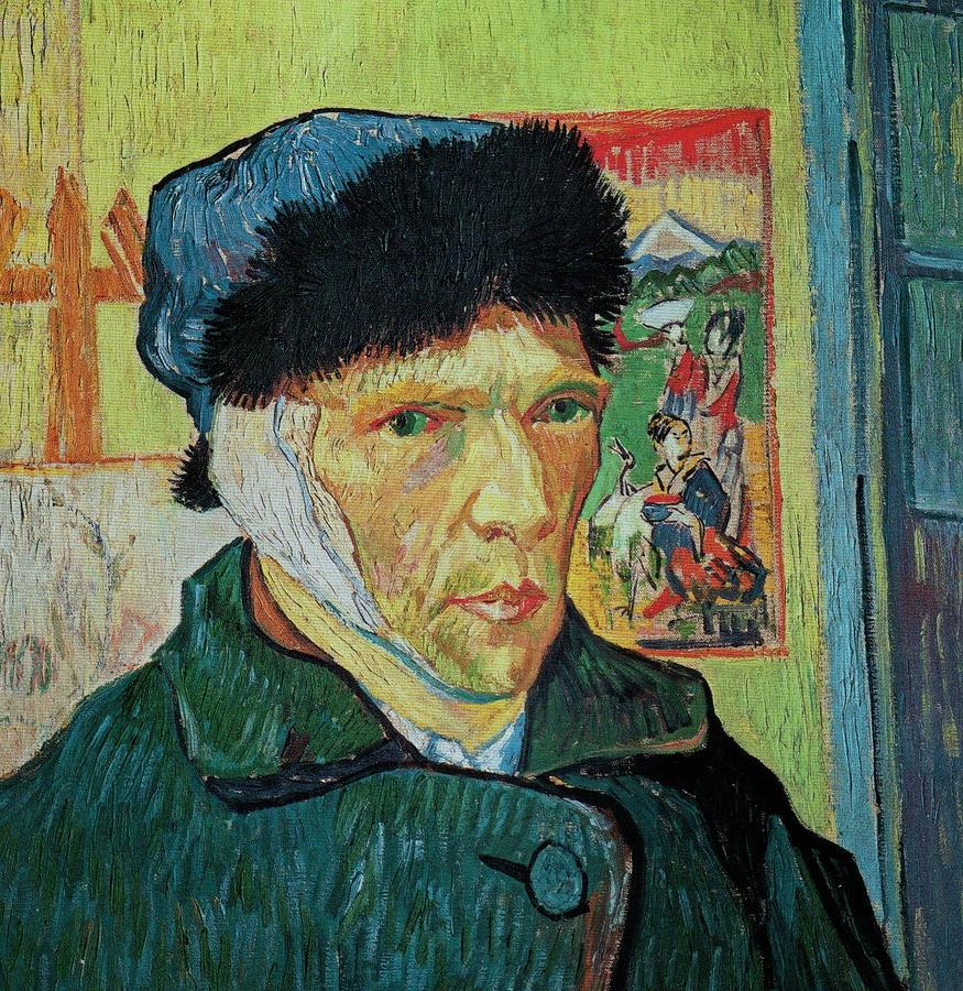Vincent Van Gogh Self Portrait With Bandaged Ear Painting By Vincent Van Gogh Pixels