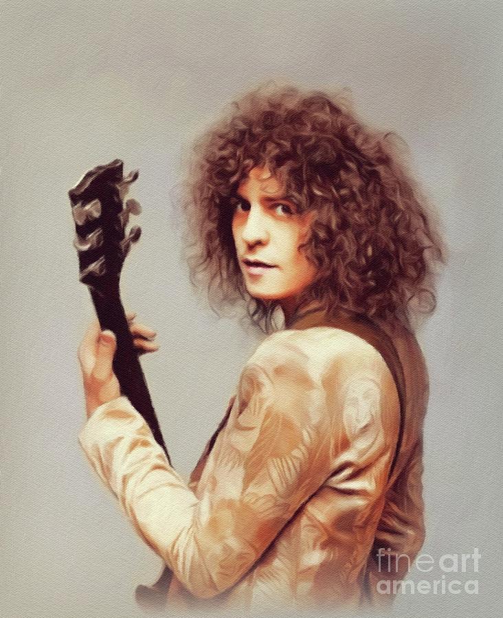 Marc Bolan Music Legend Painting By Esoterica Art Agency Fine Art