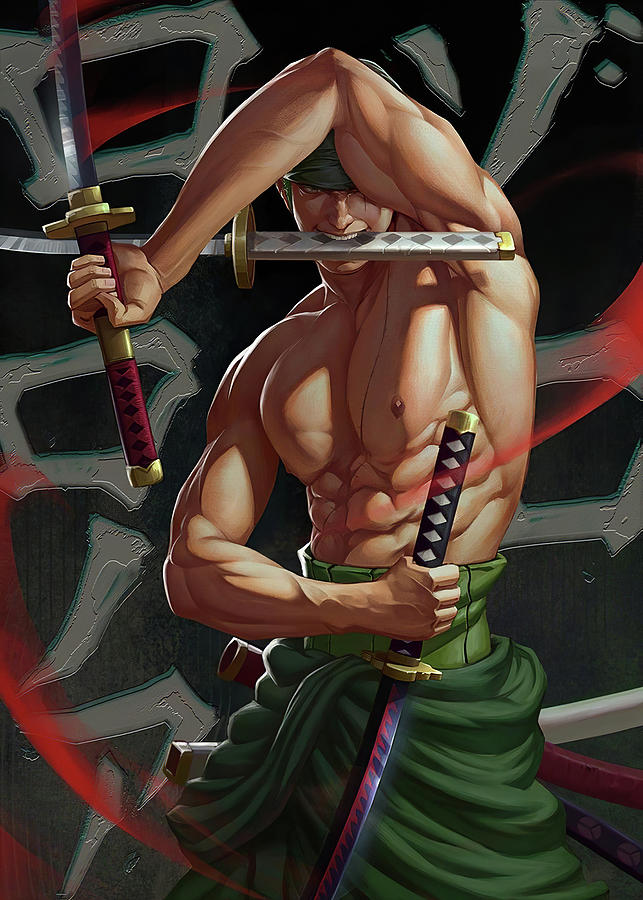 Roronoa Zoro Digital Art By Nguyen Hai Fine Art America