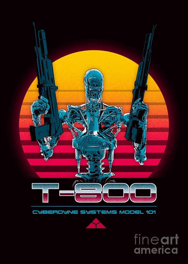 T The Terminator Digital Art By Alve Nilsson Fine Art America