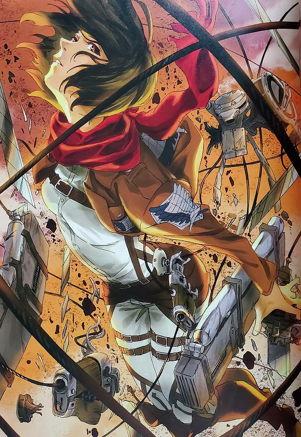 Mikasa Ackerman Digital Art By Nguyen Hai Fine Art America