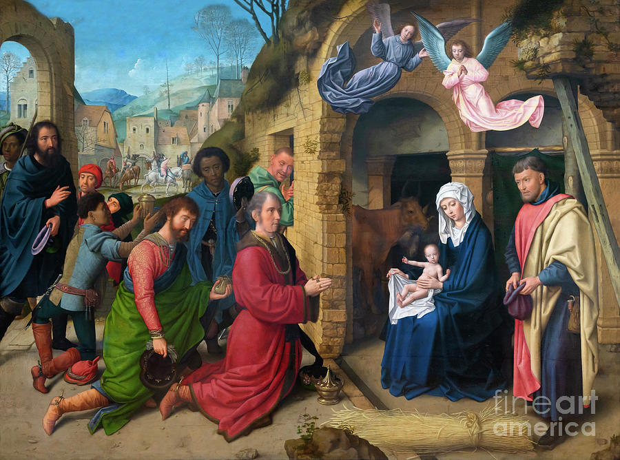 Adoration Of The Magi Circa Photograph By Gerard David Pixels