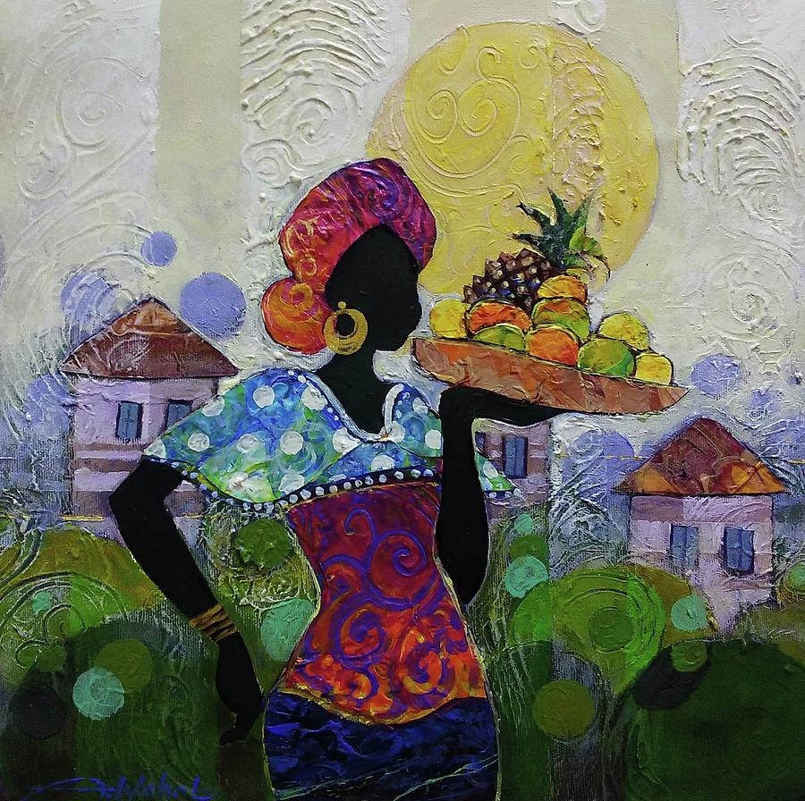 African Fruits Painting By Abdelwahab Nour Fine Art America