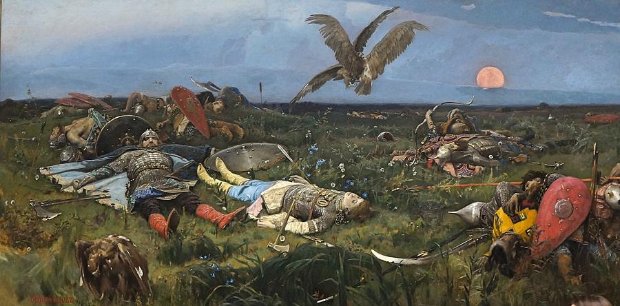 After The Battle Of Igor Svyatoslavich With The Cumans Painting By