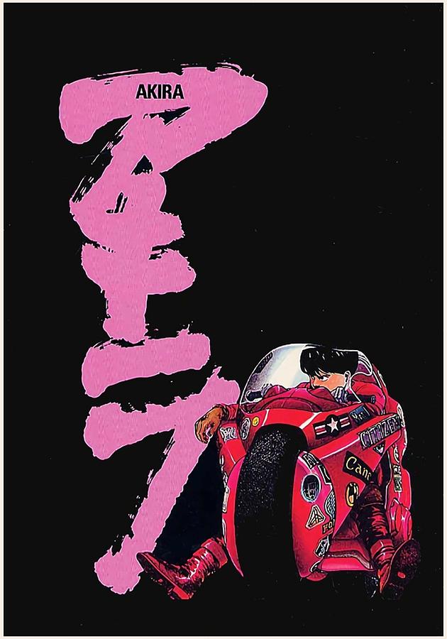 Akira Motorbike Poster Poster Digital Art By Kailani Smith Pixels