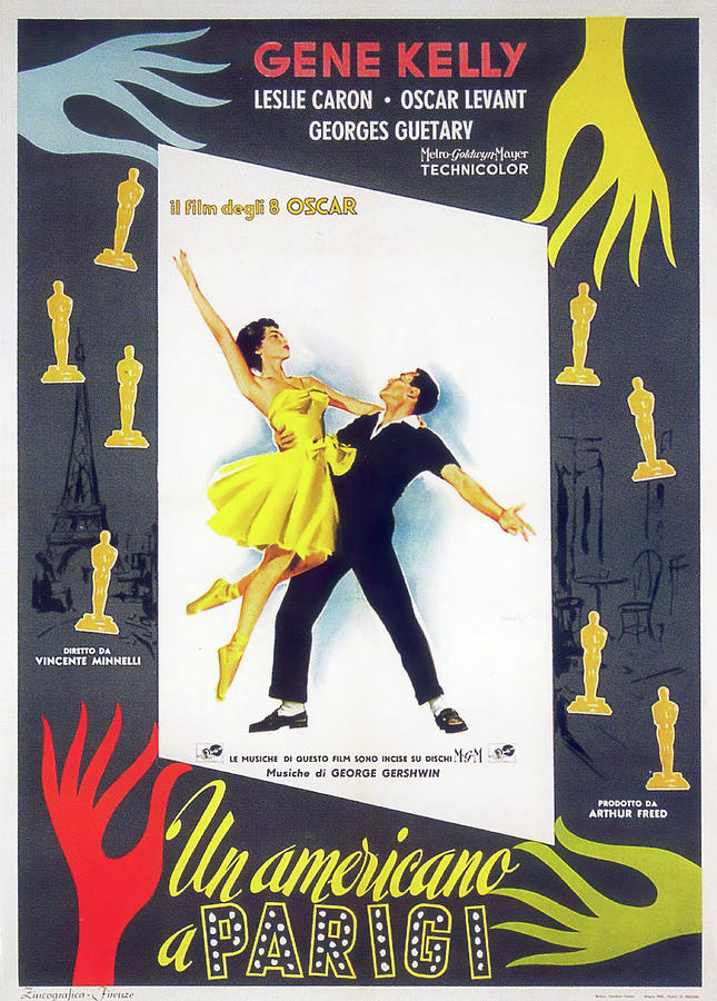 An American In Paris With Gene Kelly And Leslie Caron Mixed Media By Movie World