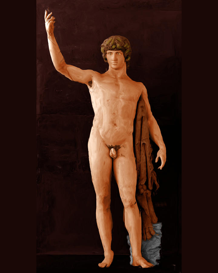 Antinous Painting By Troy Caperton Fine Art America