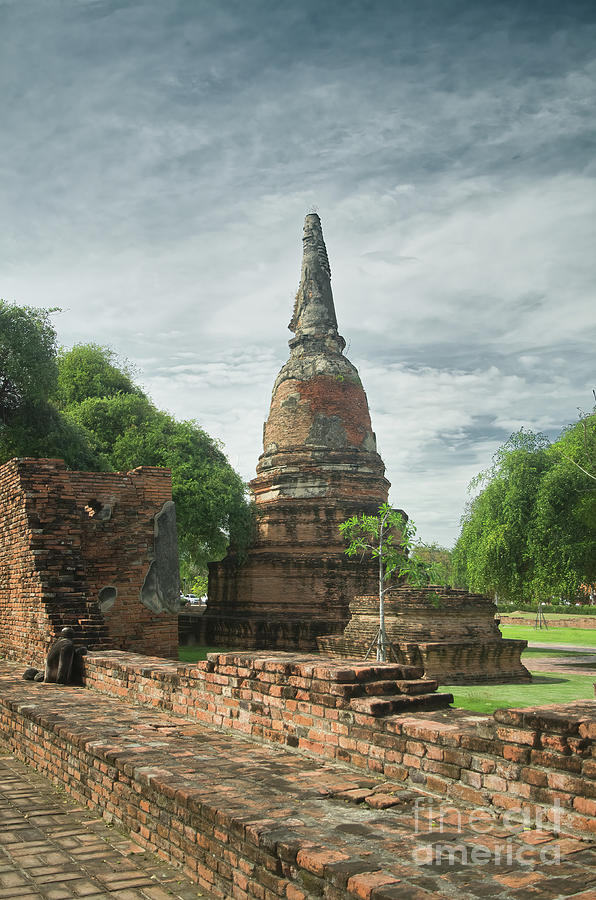 Antique Chedi Photograph By Michelle Meenawong Fine Art America