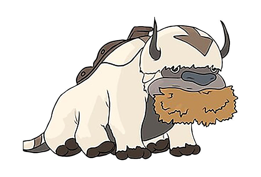 Appa Sky Bison Digital Art By Ansley Littel