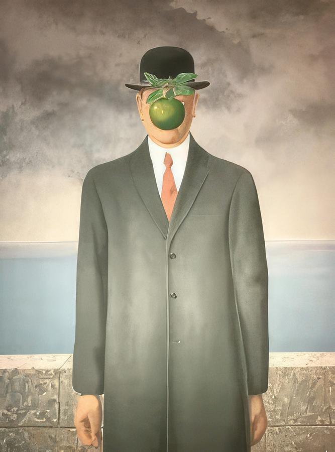 Apple Rene Magritte Painting By Rene Magritte Fine Art America