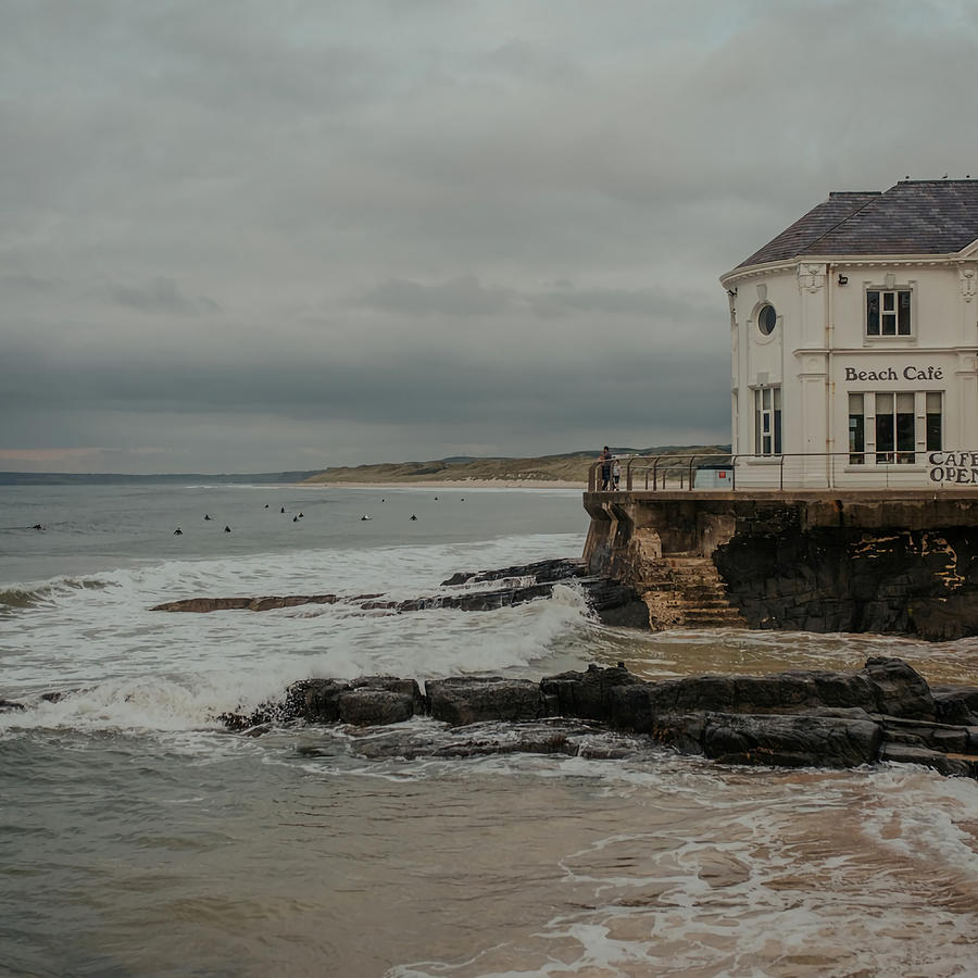 Arcadia Portrush Northern Ireland Beach Print Painting By Lucas Kelly