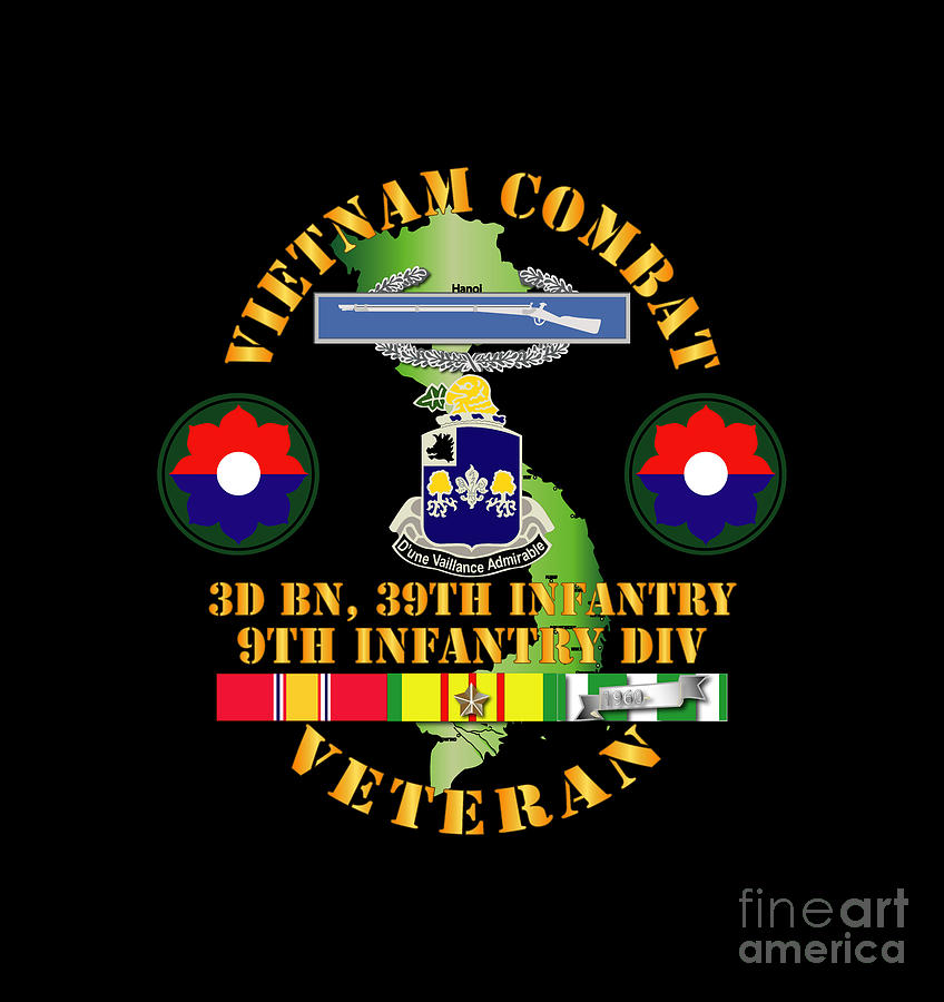 Army Vietnam Combat Infantry Veteran W Rd Bn Th Inf Th Id Ssi