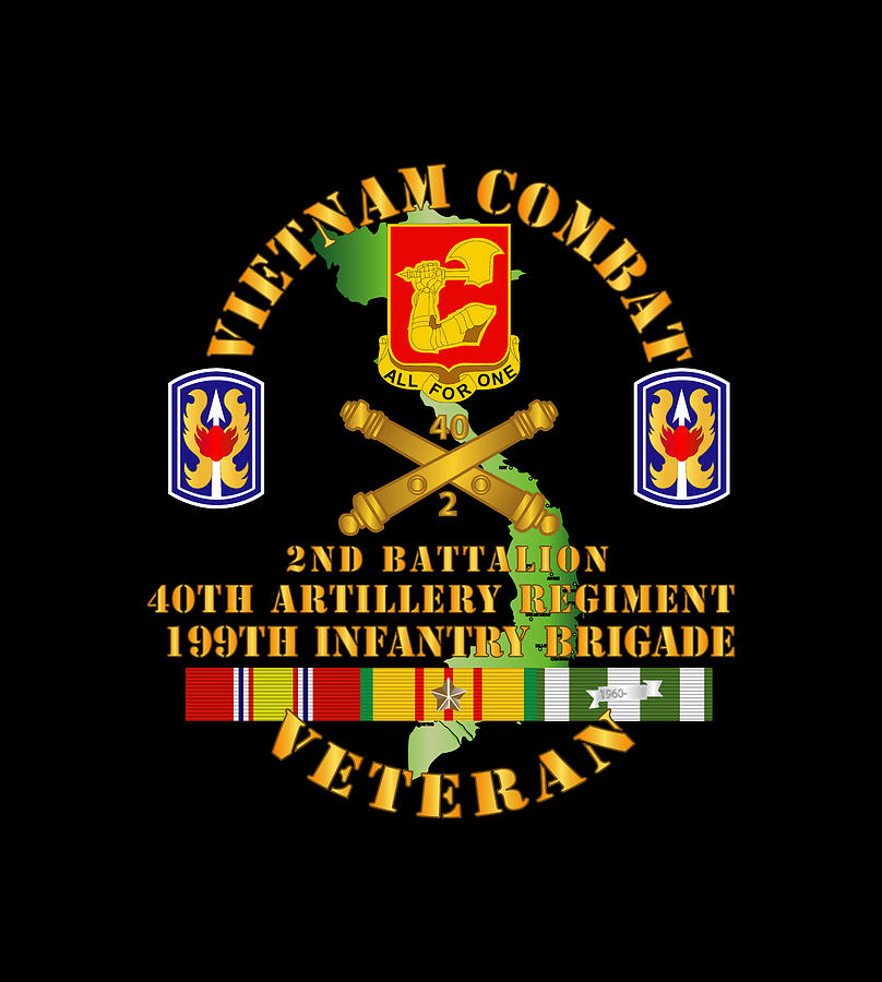 Army Vietnam Combat Vet 2nd Bn 40th Artillery 199th Infantry Bde