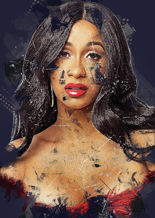 Art Cardi B Cardi B Belcalis Marlenis Almanzar American Rapper Actress