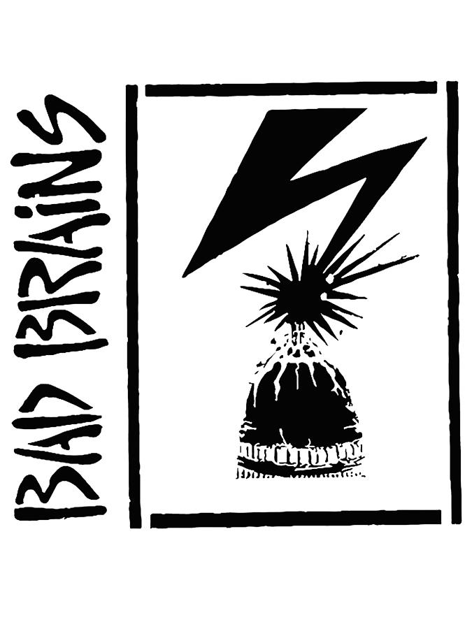 Bad Brains Capitol Logo Hardcore Punk Rock Digital Art By Richardh