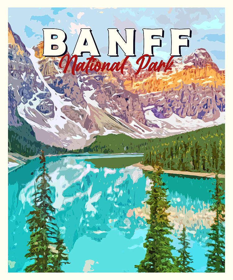 Banff National Park Digital Art By Alexandru Chirila Fine Art America