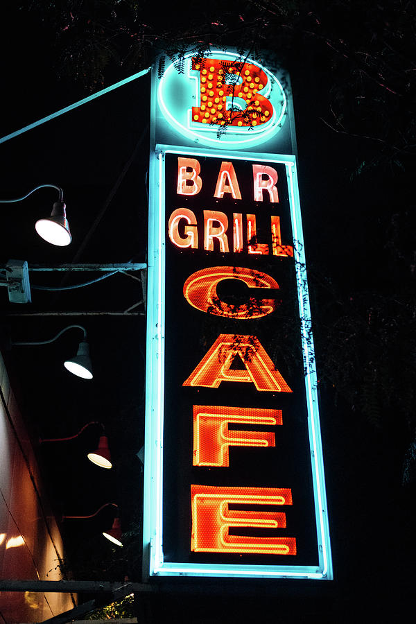 Bar Grill Cafe Photograph By Jon Bilous Fine Art America