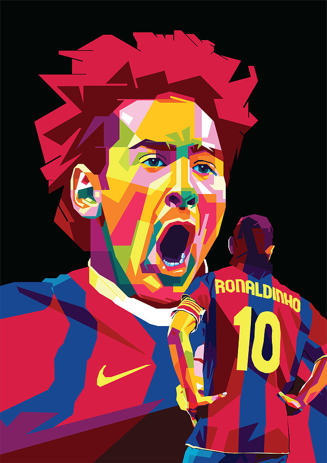 Barcelona Legend Pop Art Digital Art By Amex Design Pixels