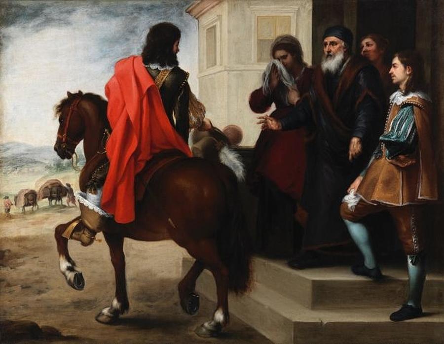 Bartolome Esteban Murillo The Departure Of The Prodigal Son Painting