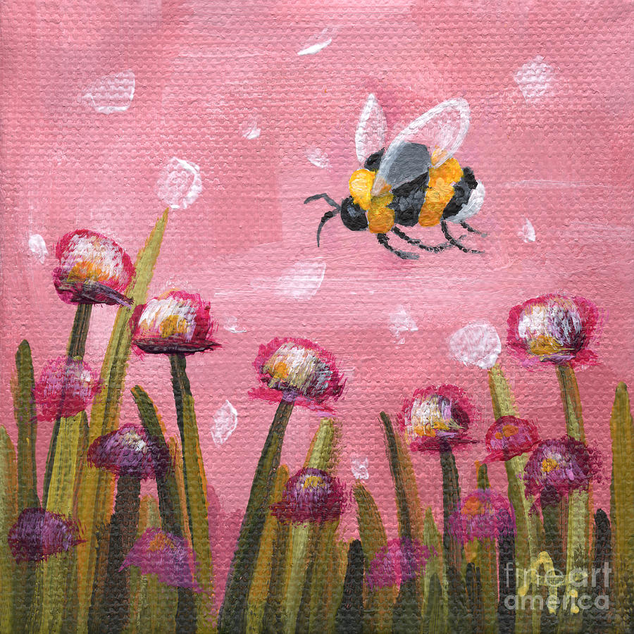 Acrylic Bumble Bee Painting Ubicaciondepersonas Cdmx Gob Mx