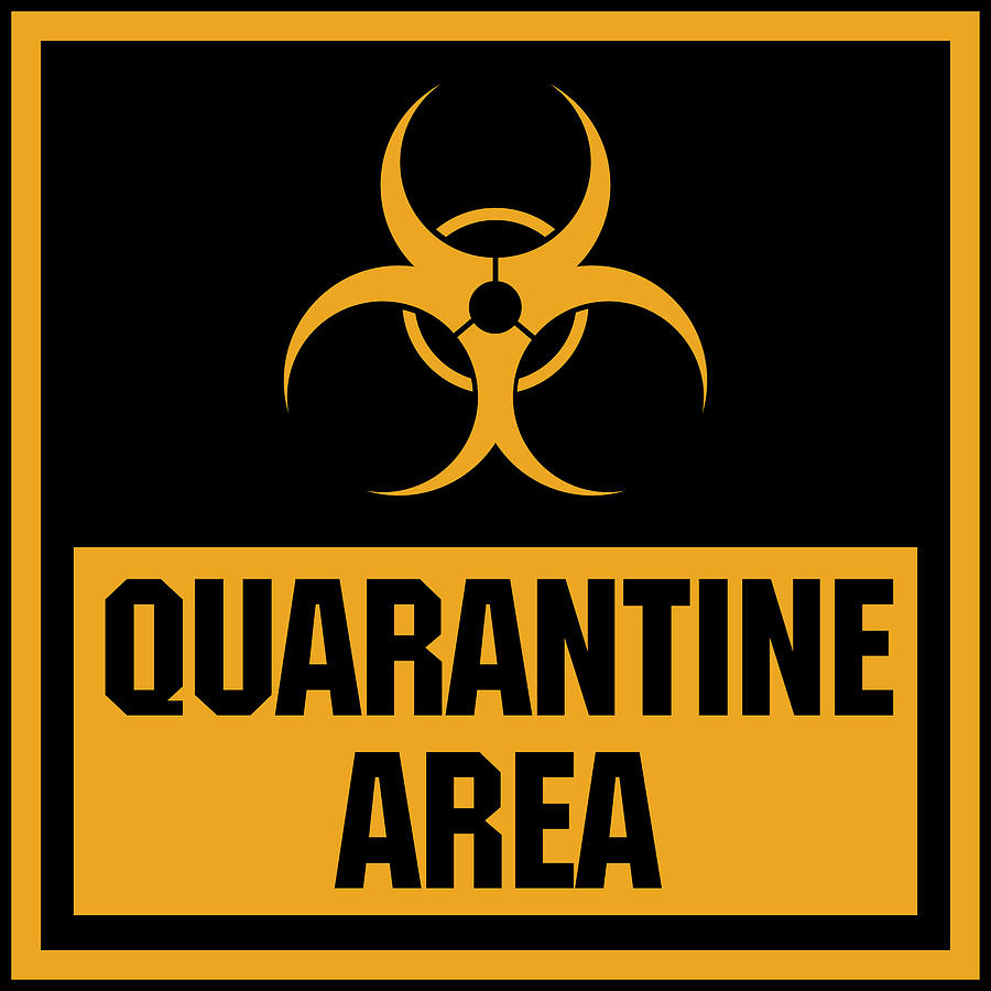 Biohazard Quarantine Sign Digital Art By Wendell Clendennen Fine Art 84320 Hot Sex Picture