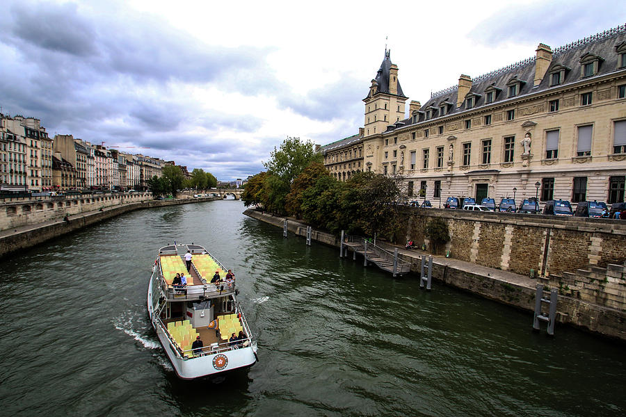 Boatride On The Seine Photograph By Brian M Lumley Fine Art America