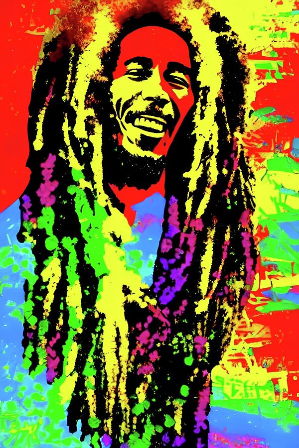 Bob Marley Digital Art By Ash Lomas Fine Art America