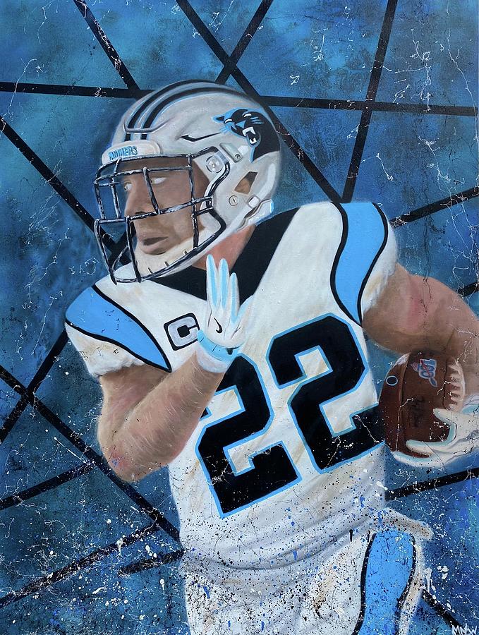 Christian Mccaffrey Painting By Myesha Winston Pixels