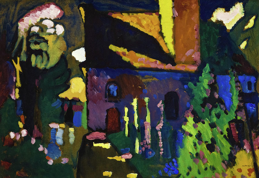 Church At Murnau Painting By Wassily Kandinsky Fine Art America