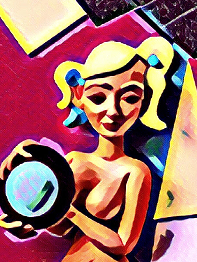 Claymation Blonde Nude Digital Art By Whitney Ervin Fine Art America