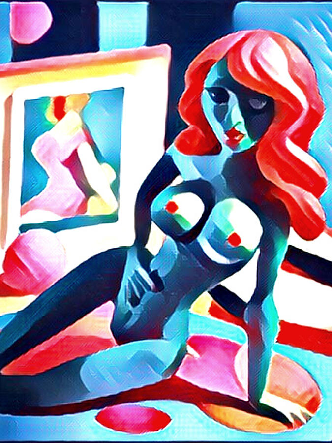 Claymation Nude Pinup Mixed Media By Whitney Ervin Fine Art America