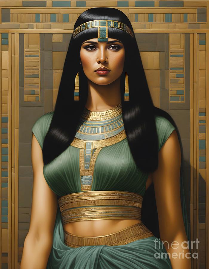 Cleopatra Digital Art By Julie Kaplan Fine Art America