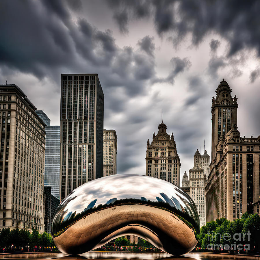 Cloud Gate Photograph By Maria Dryfhout Fine Art America