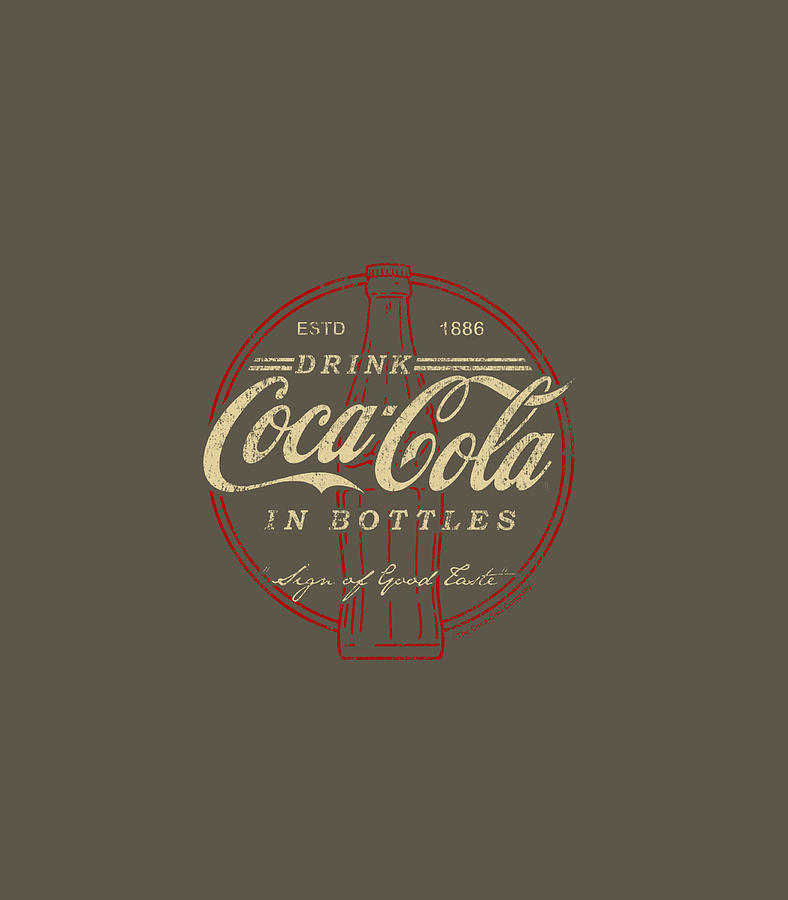 Coca Cola Drink In Bottles Vintage Logo Digital Art By Billye Milli