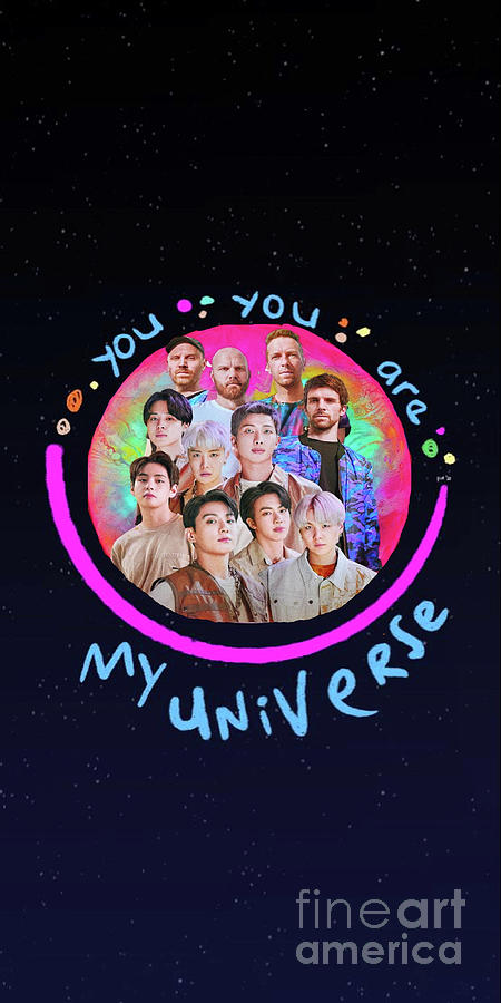 Coldplay X Bts My Universe Digital Art By Sunn Brown