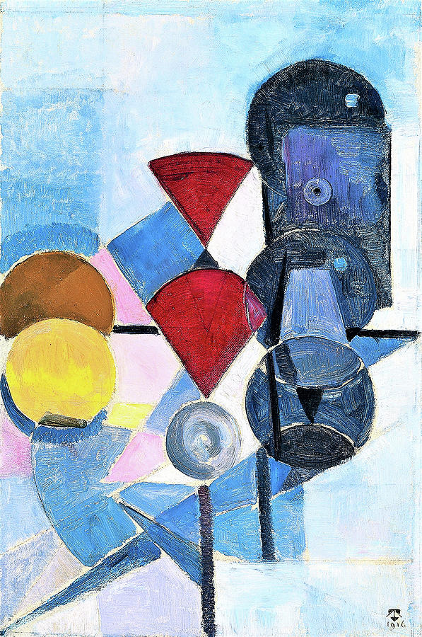 Composition Ii Digital Remastered Edition Painting By Theo Van