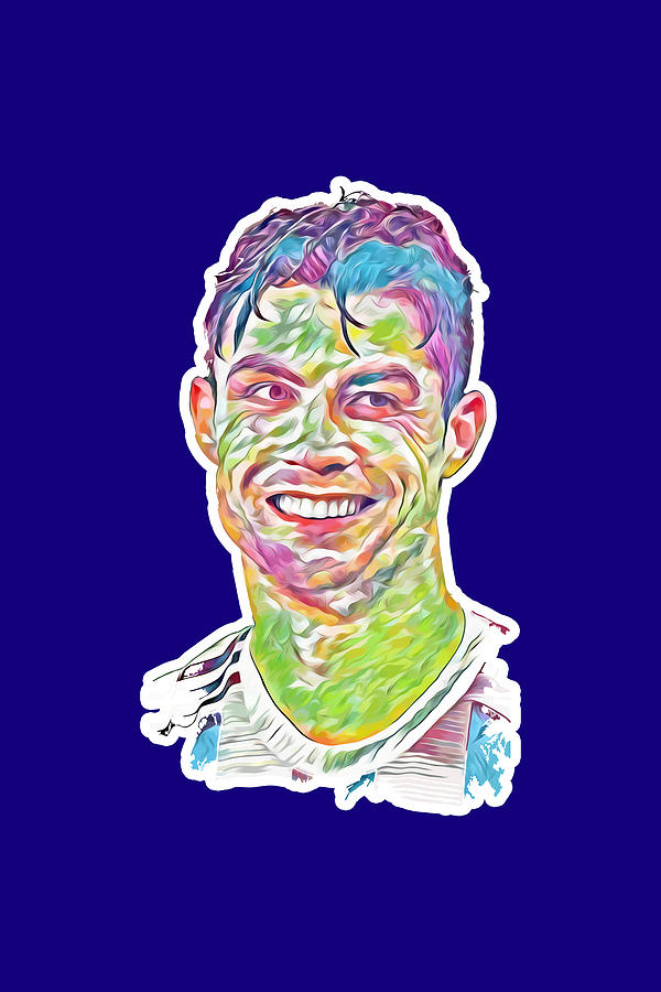 Cristiano Ronaldo Digital Art By Durga Kadrekar Pixels