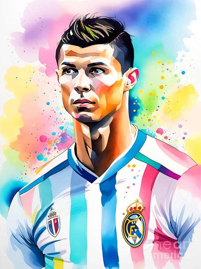 Cristiano Ronaldo V Digital Art By Munir Alawi Fine Art America