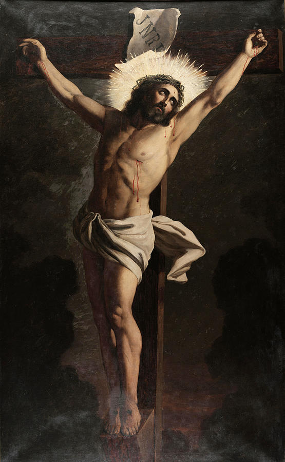 Cristo Crucificado Painting By Jos Ferraz De Almeida J Nior