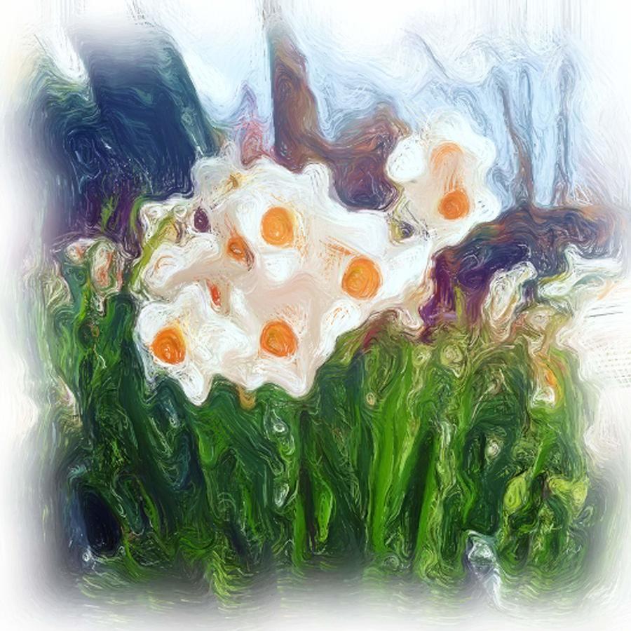 Daffodils Digital Art By Susan Oliver Fine Art America