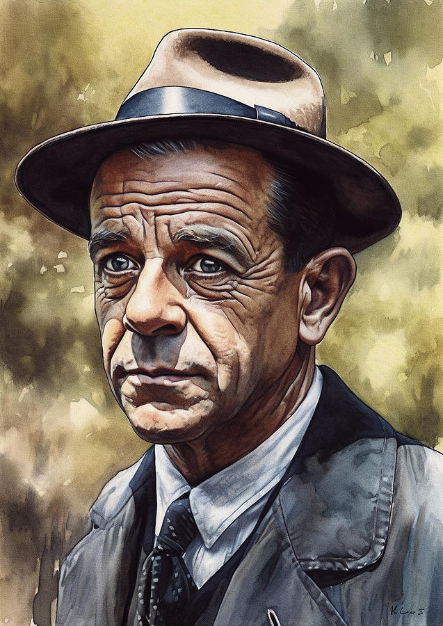 Dana Andrews Digital Art By Thuy Dinh Thi Fine Art America