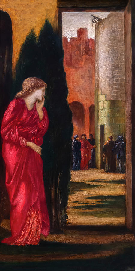 Danae And The Brazen Tower 1872 Photograph By Edward Coley Burne Jones