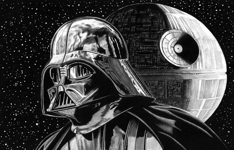 Darth Vader Drawing By Paul Stowe Fine Art America