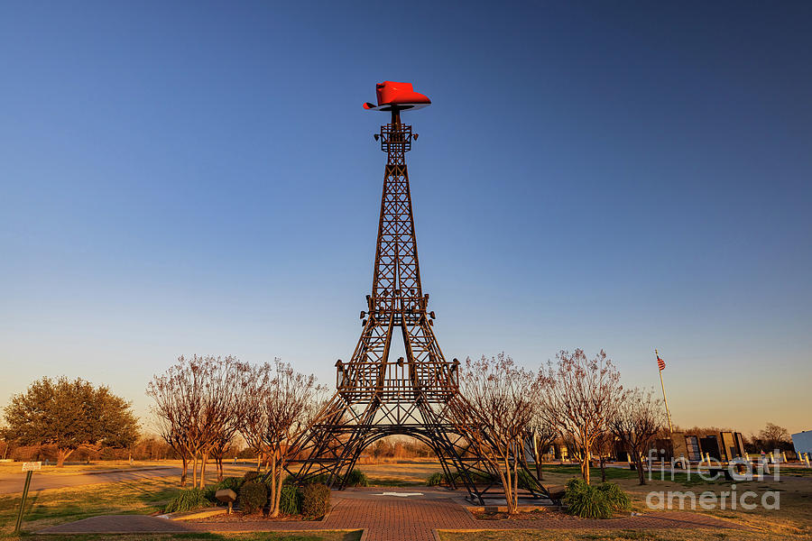 Daytime View Of The Famous Paris Texas Eiffel Tower Photograph By Chon