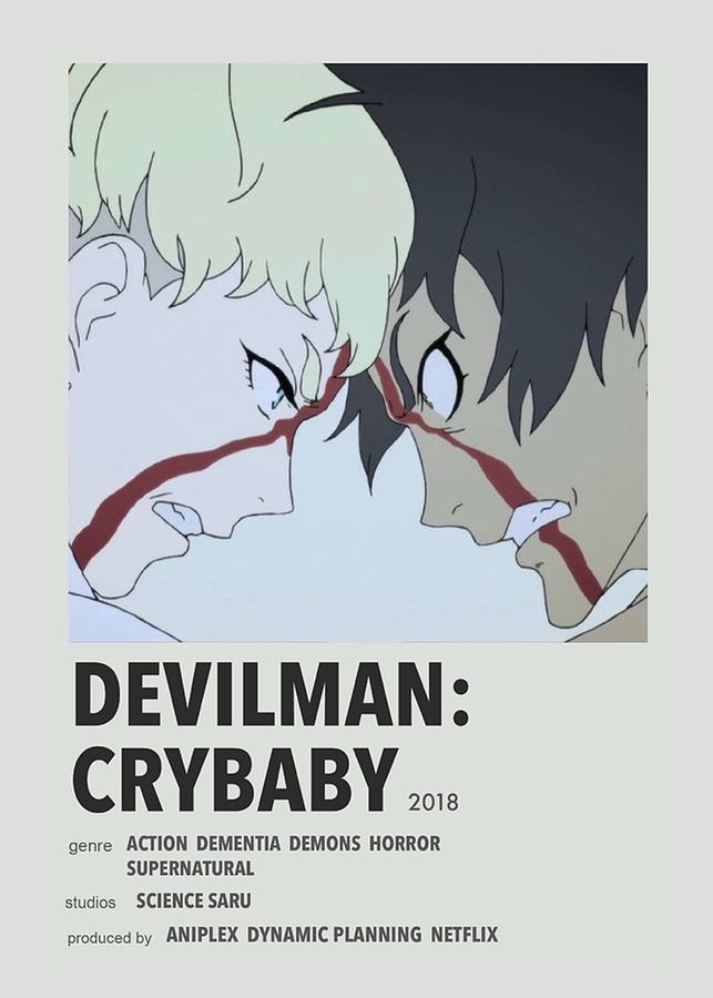 DEVILMAN CRYBABY Poster Digital Art By Kailani Smith