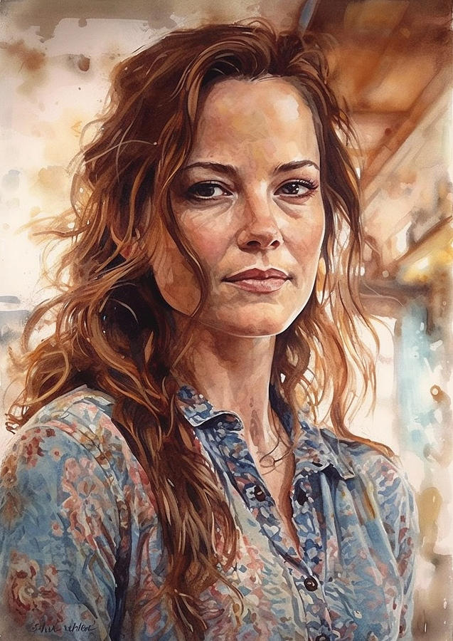 Diane Lane Digital Art By Thuy Dinh Thi Fine Art America