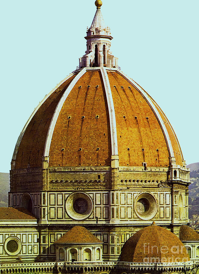 Dome Of Florence Cathedral By Filippo Brunelleschi Photograph By