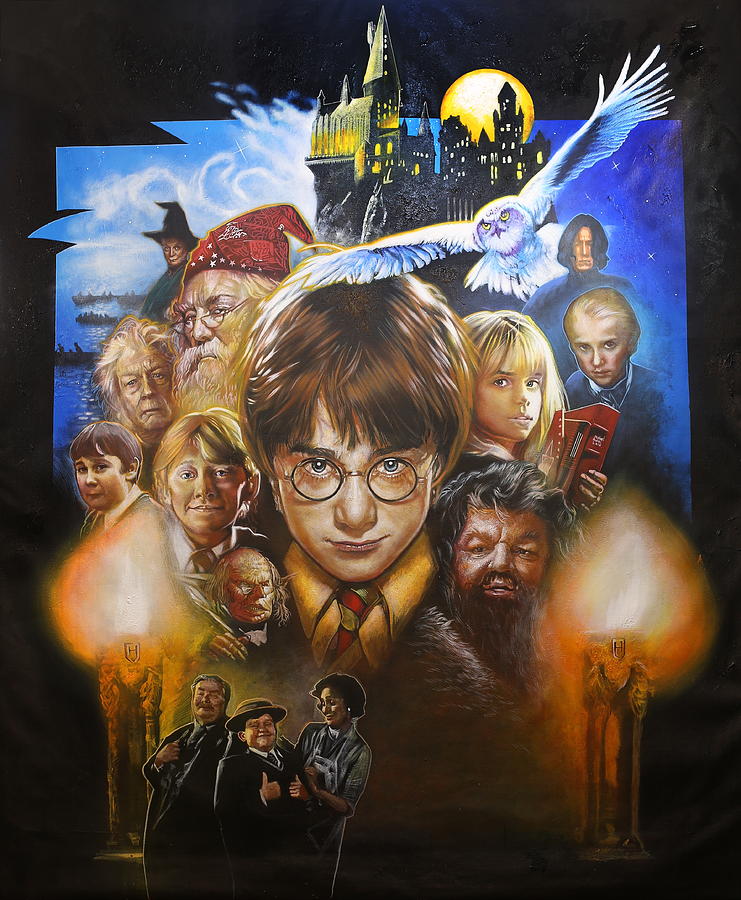 Drew Struzan S Harry Potter And The Philosopher S Stone Recreation