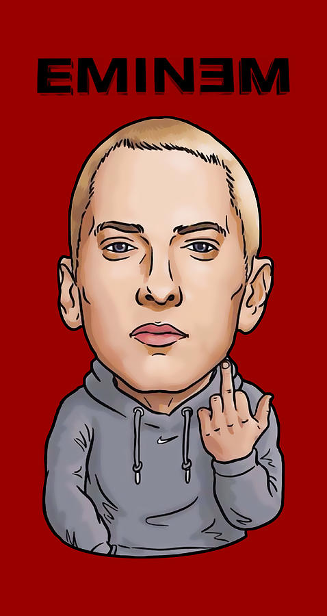 Eminem Digital Art By Shela Sheika Fine Art America